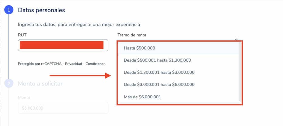 Como comprar auto con tarjeta de credito Banco Chile paso 5