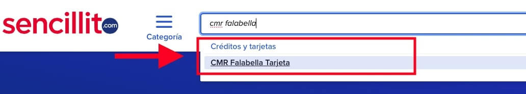 Pagar falabella sencillito