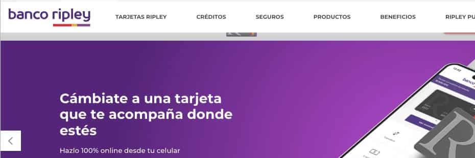 Pagar Ripley online por sucursal virtual