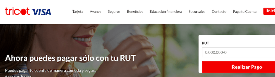 Pago fácil Tricot con RUT