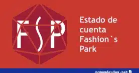 Estado de cuenta Fashions Park